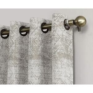 Sun Zero Grommet Room Darkening Curtain 50x84 One Panel Energy Efficient